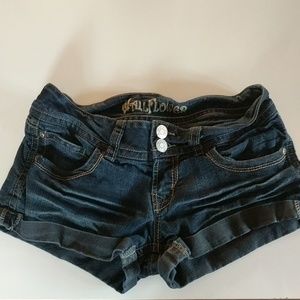 Wallflower jean shorts